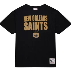 Apparel Mitchell & Ness T-Shirts & Tops-Legendary Slub S/S Tee New Orleans Saints