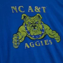 Apparel Mitchell & Ness T-Shirts & Tops-Legendary Slub S/S Tee North Carolina A&T University
