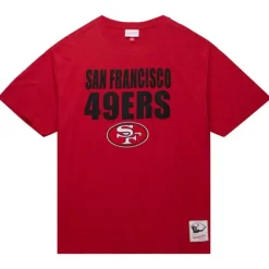 Apparel Mitchell & Ness T-Shirts & Tops-Legendary Slub S/S Tee San Francisco 49Ers