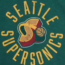 Apparel Mitchell & Ness T-Shirts & Tops-Legendary Slub S/S Tee Seattle Supersonics