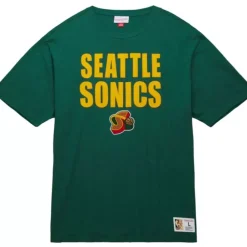 Apparel Mitchell & Ness T-Shirts & Tops-Legendary Slub S/S Tee Seattle Supersonics