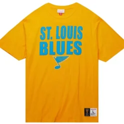 Apparel Mitchell & Ness T-Shirts & Tops-Legendary Slub Ss Tee St. Louis Blues