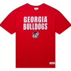Apparel Mitchell & Ness T-Shirts & Tops-Legendary Slub S/S Tee University Of Georgia