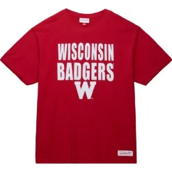 Apparel Mitchell & Ness T-Shirts & Tops-Legendary Slub S/S Tee University Of Wisconsin - Madison