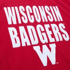 Apparel Mitchell & Ness T-Shirts & Tops-Legendary Slub S/S Tee University Of Wisconsin - Madison