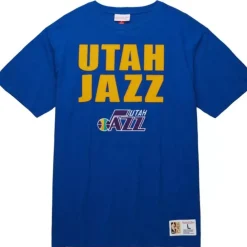 Apparel Mitchell & Ness T-Shirts & Tops-Legendary Slub S/S Tee Utah Jazz