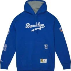 Apparel Mitchell & Ness Hoodies & Sweatshirts-Legends Fleece Hoodie Brooklyn Dodgers Jackie Robinson