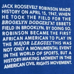Apparel Mitchell & Ness Hoodies & Sweatshirts-Legends Fleece Hoodie Brooklyn Dodgers Jackie Robinson