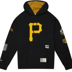 Apparel Mitchell & Ness Hoodies & Sweatshirts-Legends Fleece Hoodie Pittsburgh Pirates Roberto Clemente