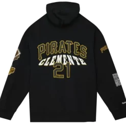 Apparel Mitchell & Ness Hoodies & Sweatshirts-Legends Fleece Hoodie Pittsburgh Pirates Roberto Clemente