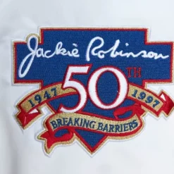Apparel Mitchell & Ness Jackets & Outerwear-Legends Satin Jacket Brooklyn Dodgers Jackie Robinson