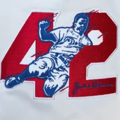 Apparel Mitchell & Ness Jackets & Outerwear-Legends Satin Jacket Brooklyn Dodgers Jackie Robinson