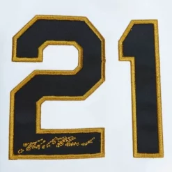 Apparel Mitchell & Ness Jackets & Outerwear-Legends Satin Jacket Pittsburgh Pirates Roberto Clemente