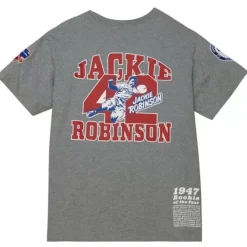 Apparel Mitchell & Ness T-Shirts & Tops-Legends S/S Tee Brooklyn Dodgers Jackie Robinson