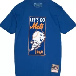 Apparel Mitchell & Ness T-Shirts & Tops-Let'S Go Tee New York Mets