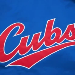 Apparel Mitchell & Ness Jackets & Outerwear-Lightweight Satin Bomber Vintage Logo Chicago Cubs