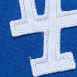 Apparel Mitchell & Ness Jackets & Outerwear-Lightweight Satin Bomber Vintage Logo Los Angeles Dodgers