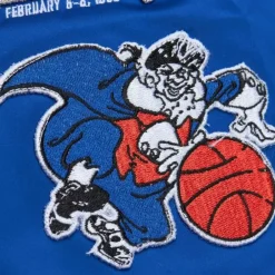 Apparel Mitchell & Ness Jackets & Outerwear-Lightweight Satin Bomber Vintage Logo New York Knicks