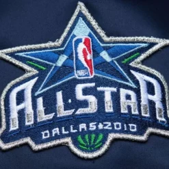 Apparel Mitchell & Ness Jackets & Outerwear-Lightweight Satin Bomber Vintage Logo Dallas Mavericks