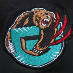 Apparel Mitchell & Ness Jackets & Outerwear-Lightweight Satin Bomber Vintage Logo Vancouver Grizzlies