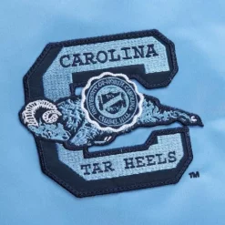 Apparel Mitchell & Ness Jackets & Outerwear-Lightweight Satin Bomber Vintage Logo University Of North Carolina