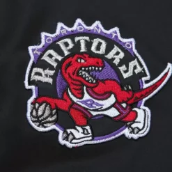 Apparel Mitchell & Ness Jackets & Outerwear-Lightweight Satin Bomber Vintage Logo Toronto Raptors