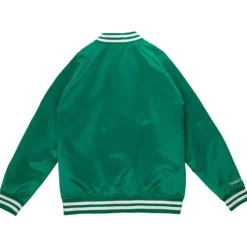Apparel Mitchell & Ness Jackets & Outerwear-Lightweight Satin Jacket New York Jets