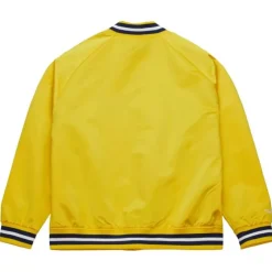 Apparel Mitchell & Ness Jackets & Outerwear-Lightweight Satin Jacket University Of Michigan