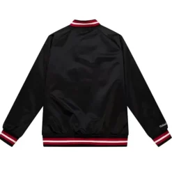 Apparel Mitchell & Ness Jackets & Outerwear-Lightweight Satin Jacket Portland Trail Blazers