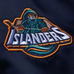 Apparel Mitchell & Ness Jackets & Outerwear-Lightweight Satin Jacket New York Islanders