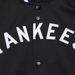 Apparel Mitchell & Ness Jackets & Outerwear-Lightweight Satin Jacket New York Yankees