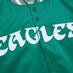 Apparel Mitchell & Ness Jackets & Outerwear-Lightweight Satin Jacket Philadelphia Eagles