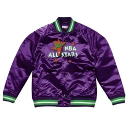 Apparel Mitchell & Ness Jackets & Outerwear-Lightweight Satin Jacket All Star 1995-96