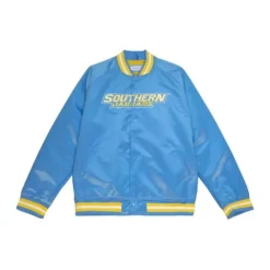 Apparel Mitchell & Ness Jackets & Outerwear-Lightweight Satin Jacket Southern University And A&M College
