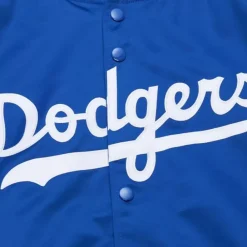 Apparel Mitchell & Ness Jackets & Outerwear-Lightweight Satin Jacket Los Angeles Dodgers