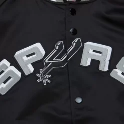 Apparel Mitchell & Ness Jackets & Outerwear-Lightweight Satin Jacket San Antonio Spurs