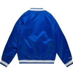 Apparel Mitchell & Ness Jackets & Outerwear-Lightweight Satin Jacket Hampton University