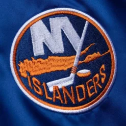 Apparel Mitchell & Ness Jackets & Outerwear-Lightweight Satin Jacket New York Islanders