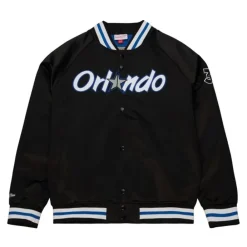 Apparel Mitchell & Ness Jackets & Outerwear-Lightweight Satin Jacket Orlando Magic
