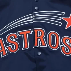 Apparel Mitchell & Ness Jackets & Outerwear-Lightweight Satin Jacket Houston Astros