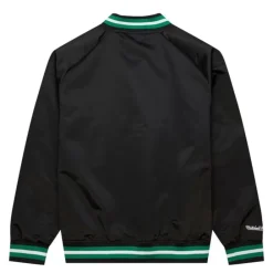 Apparel Mitchell & Ness Jackets & Outerwear-Lightweight Satin Jacket Boston Celtics