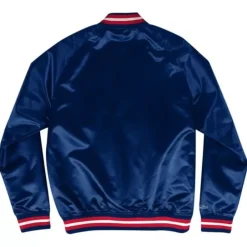 Apparel Mitchell & Ness Jackets & Outerwear-Lightweight Satin Jacket New England Patriots