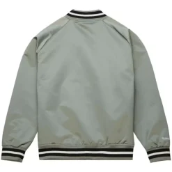 Apparel Mitchell & Ness Jackets & Outerwear-Lightweight Satin Jacket Current Logo Los Angeles Kings