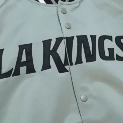 Apparel Mitchell & Ness Jackets & Outerwear-Lightweight Satin Jacket Current Logo Los Angeles Kings