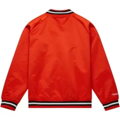 Apparel Mitchell & Ness Jackets & Outerwear-Lightweight Satin Jacket Current Logo Philadelphia Flyers