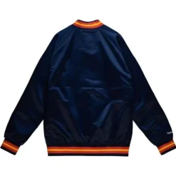 Apparel Mitchell & Ness Jackets & Outerwear-Lightweight Satin Jacket Golden State Warriors