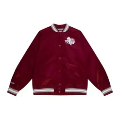 Apparel Mitchell & Ness Jackets & Outerwear-Lightweight Satin Jacket Texas Southern University