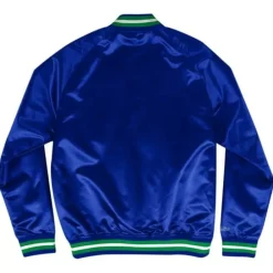 Apparel Mitchell & Ness Jackets & Outerwear-Lightweight Satin Jacket Seattle Seahawks