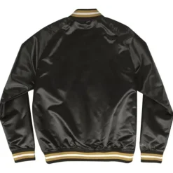 Apparel Mitchell & Ness Jackets & Outerwear-Lightweight Satin Jacket New Orleans Saints