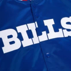 Apparel Mitchell & Ness Jackets & Outerwear-Lightweight Satin Jacket Buffalo Bills